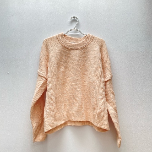 MADEWELL - Cable Havener Alpaca Wool Blend Pullover Sweater - Picture 5 of 11